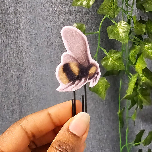 Illustrated Bee Paperclip Bookmark