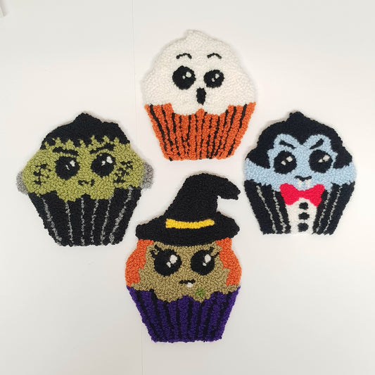 Halloween Kawaii Character Mug Rug