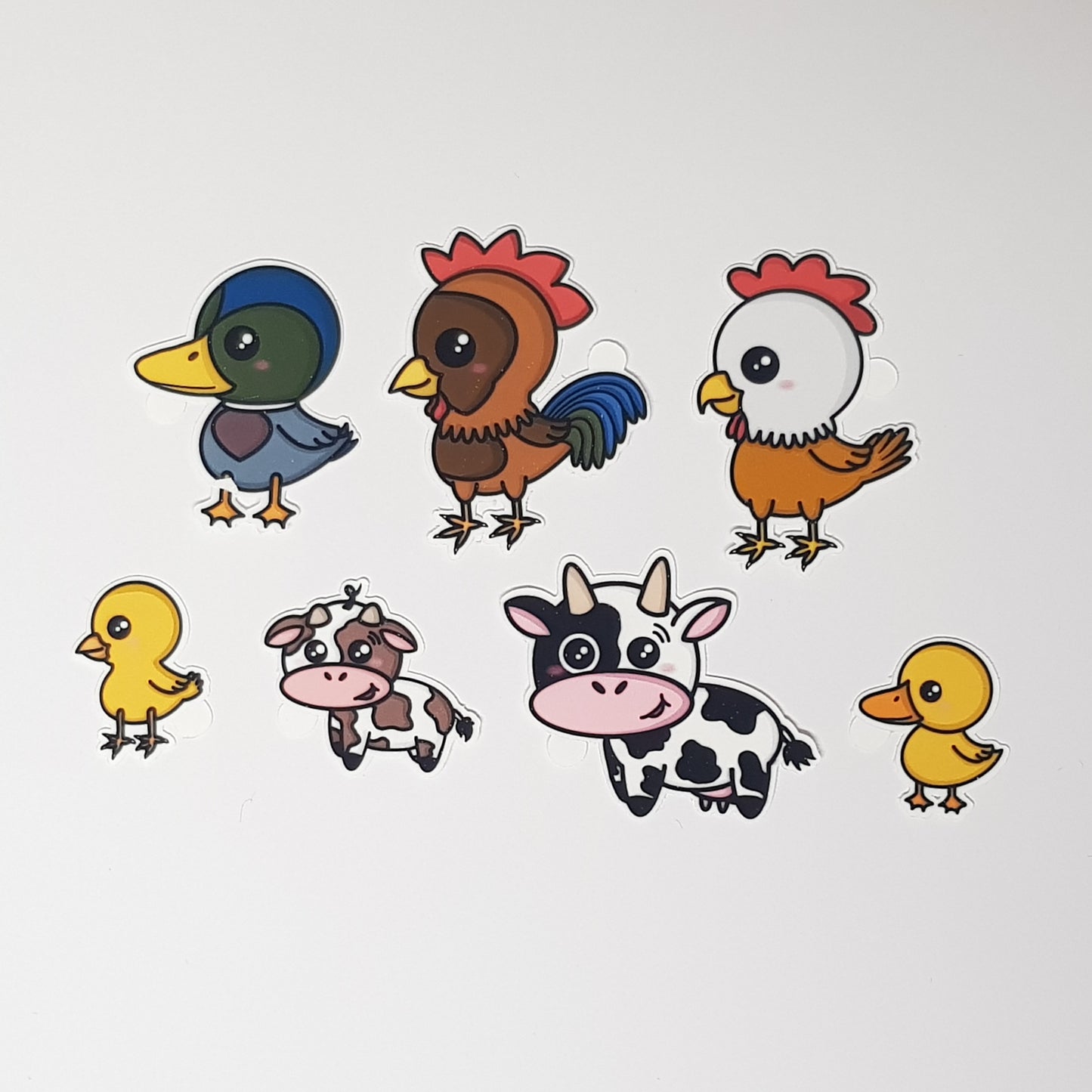 Kawaii Farm Animal Vinyl Stickers