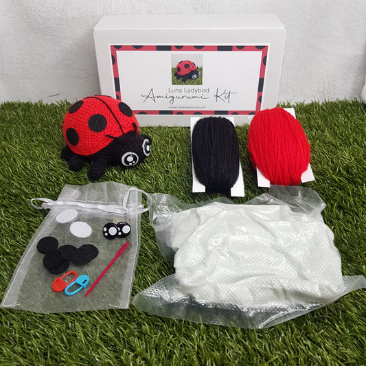Luna the Ladybird Crochet Amigurumi Kit