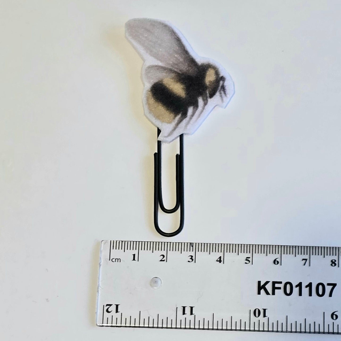 Illustrated Bee Paperclip Bookmark